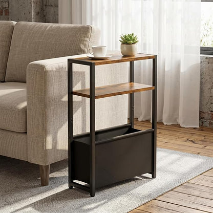 Leomonio Narrow Side Table, Slim End Tables - Image 5