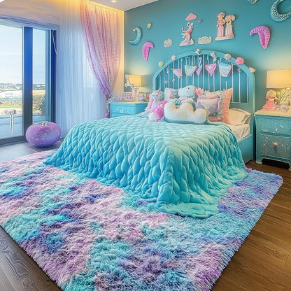 PAGISOFE Adorable Rainbow Mermaid Rugs - Image 7