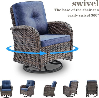 Belord Small Conversation Sets Patio Funiture - Image 4