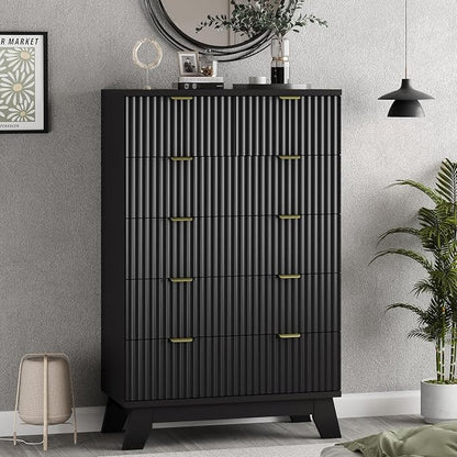 Xixini Fluted Dresser for Bedroom - Image 7