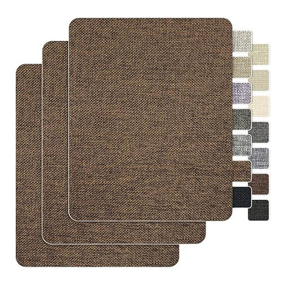 BESEZX Linen Fabric Repair Patch，3 PCS 9 * 11 Inch Self-Adhesive Couch Fabric by Besezx