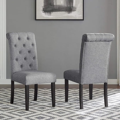 Roundhill Furniture Leviton Solid Wood Tufted Dining Chair by RoundhillFurniture