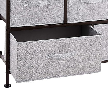 Amazon Basics Extra Wide Fabric 5-Drawer Storage Organizer Unit - Image 3