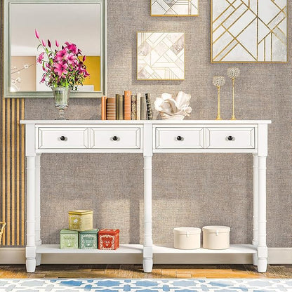 Merax Retro Console Table Sofa Table - Image 3