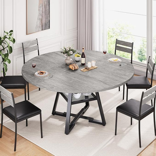 Jocoevol 51" Round Dining Table by JOCOEVOL